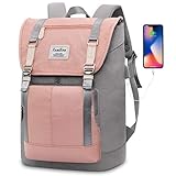 🎒【 USB-Ladeanschluss & Laptop Compartment 】Als laptop rucksack schick, dem integriertem USB-Anschluss können Sie Ihre eigene Power Bank im Inneren anschließen und Ihr Smartphone einfach aufladen. Die laptopfach ist speziell für Ihr 15,6 zoll, 15 zoll, 14 zoll und 13 zoll Macbook, Laptop oder Notebook sowie das unabhängige 9,7 zoll tabletfach für Ihr iPad oder Tablet.