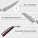PAUDIN Chef Knife, 6 Inch Sharp Kitchen Knife, High Carbon Stainless Steel Utility Knives with Ergonomic Handle, Small Knifes for Home and Restaurant