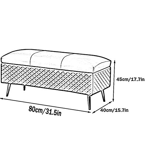 Tabouret de rangement pliable 150 kg coffre à chaussures