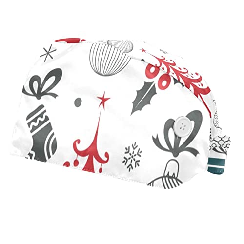Casquette de travail Noël avec cerf pour égayer vos services en salle