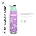 Klean Kanteen 12 oz Classic Kid's Insulated Water Bottle with Sport Cap - Kid's Water Bottle - Made from Stainless Steel - Dishwasher Safe Reusable Bottle - Unicorns, 12 oz