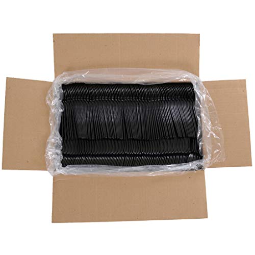 Daxwell Plastic Soup Spoons, Heavyweight Polystyrene (PS), Black, A10000961 (Case of 1,000) - Thumbnail 2