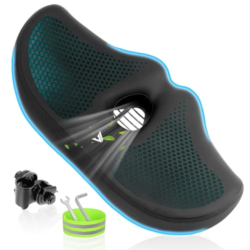 Extra Wide Noseless Bike Seat