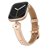 WFEAGL Cinturino in pelle compatibile con cinturini Apple Watch da donna da 38 mm, 40 mm, 41 mm, 42 mm (serie 11/10), elegante cinturino in vera pelle a grana sottile per iWatch serie SE 11/10/9/8/7/6