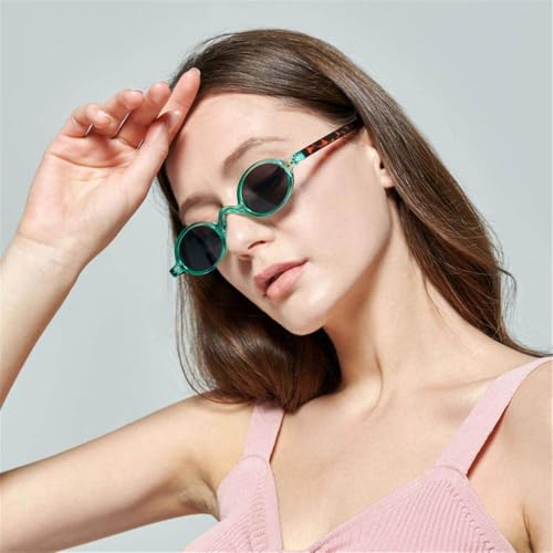 Fashion Small Oval Sunglasses For Women Vintage Punk Sun Glasses Hip Hop Round Sunglasses Female Travel Shades UV4003