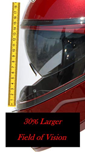 Vega Helmets 45000-054 Caldera Modular Motorcycle & Snowmobile Helmet 30% Larger Shield And Sunshield , Caldera Matte Black , Large #TOP7