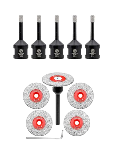 Disque diamant carrelage 40mm et scie cloche diamant 6mm pour coupe precise