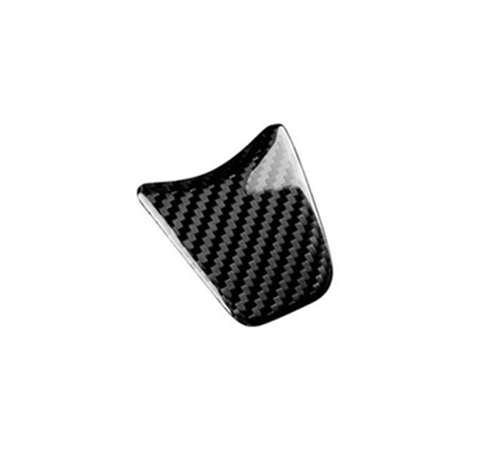 Piwine Bottom Inner Black Real Hard Carbon Fiber Car Interior Steering Wheel Accessory Trim Decoration Sticker For Fiat 500 2012 2013 2014 2015