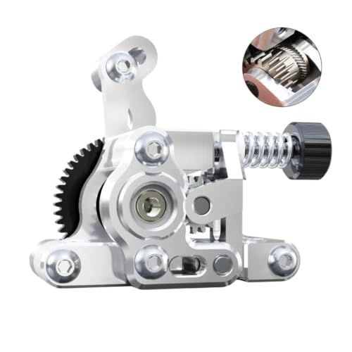 Extrudeuse entièrement métallique 2.4 moteur Moons 10T silver pour extrusion 3D - 2