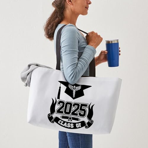 CafePress Caduceus Medical School Graduate Class Of 2025 24"x13" Large Weekender Tote4