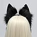 Shurhome Electric Wolf Ear Headband Cosplay Costume Hairband Party Headpiece Masquerades Headwear Animes Roleplaying Hairhoop Fashionable Headwear