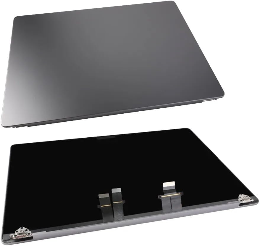 16.0" Complete Assembly for MacBook Pro A2485 M1 2021 EMC 3651 / A2780 EMC 8103 2023 MK1E3LL/A MK1H3LL/A 661-21968 661-21969 3456X2234 LCD Touch Screen Replacement (Grey)