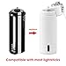 Mandu Deco Rechargeable Kpop Lightstick Battery for K-pop Concerts, Protective Cap with Keychain, Lasts 4 to 6 Hours, White
