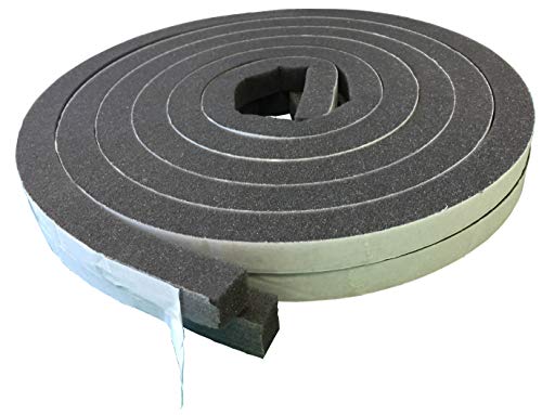 BURLETE POLIURETANO GARAJE GRIS 17X17MMX6,5MT