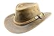 Black Jungle BALAT Lederhut, Westernhut, Australienhut, Cowboyhut (DE/NL/SE/PL, Alphanumerisch, L, Tan)