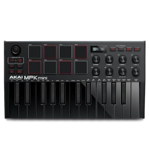 Image of Akai MPK MINI MK3 Compact Midi Keyboard and Pad MIDI Controller