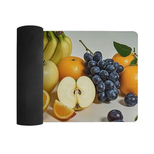 Protector de escritorio Fruits Desk Pad grande blanco miniatura 3