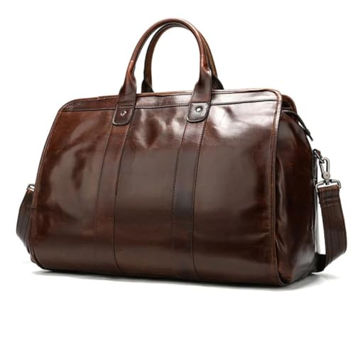 HBJWOV Travel Bags for Men Women Weekend Travel Tote Cowhide Luggage Bags Tote Luggage Large