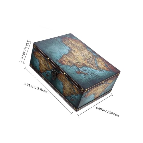 Boîte à bijoux compacte pour chambre au design rétro étanche
