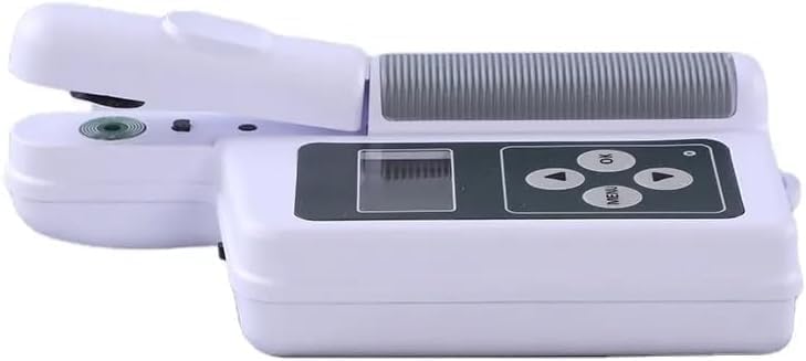 Digital Chlorophyll Meter Plant Nutrition Tester Analyzer with Chlorophyll Range 0.0‐99.9SPAD Nitrogen 0.0‐99.9mg/g Leaf Temperature:‐10‐99.9°C Leaf Humidity: 0.0‐99.9RH%