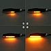 Yizhet Indicadores de Motocicleta Luces Intermitentes 12 LEDs Indicador de Señal de...