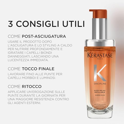 Kerastase Discipline L'Huile Oléo-Relax Refill 75ml - recharge huile anti-volume
