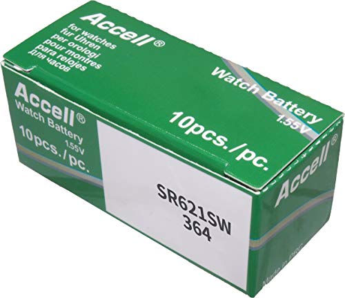 Accell SR621SW �_���� �{�^���d�r �A�i���O���v�p 1.55V �݊� 364 V531 351 364 602 SB-AG 280-34 9911 SR60 � 10�Z�b�g
