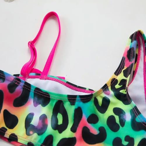 Bow Bikini Set Trendy 2-Pcs Swimsuits for Summer Stylish Beachwear Pool Fashion Bathing Suits 3-12Y4