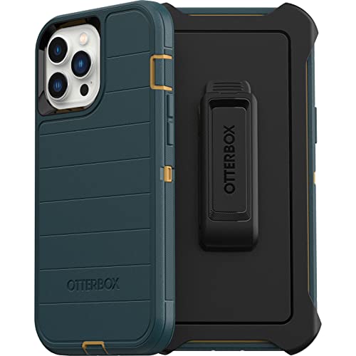 Coque OtterBox Defender pour iPhone 13 Pro Max et 12 Pro Max avec clip de fixation noir