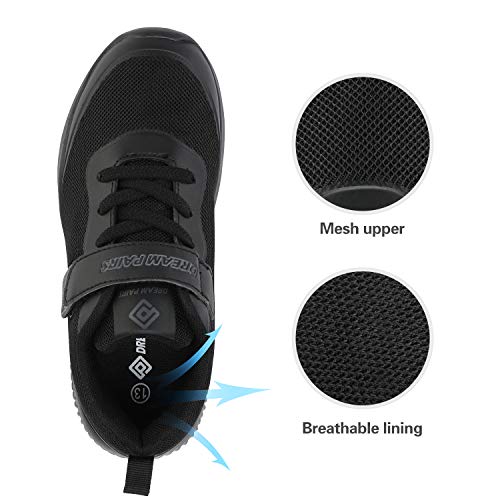 Dream Pairs Boys Girls Shoes Kids Tennis Ez-Ons Breezerunners Running Athletic Walking Sneakers,Size 2 Little Kid,All/Black,Contact-K thumb #2