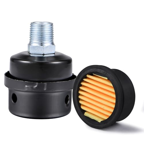 Zhong An ZAT-ACS-ET-4PCS Air Compressor Silencer Filter Elements, Air Compressor Intake Filter Sound Muffler Silencer Intake Paper Replacement Elements thumb #4