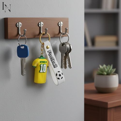 Image of Football jersey Keychain | Ronaldo key chains | messi Keychain | 3D Cute silicone key chain for bike men | soccer Keyring gifts for boys | anime key holder for bag
