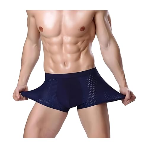 Image of Panavi Creation Men Breathable Pouch Underwear Packs Mesh Boxer Briefs | Air Ventilation Boxer Brief | Pack of 1