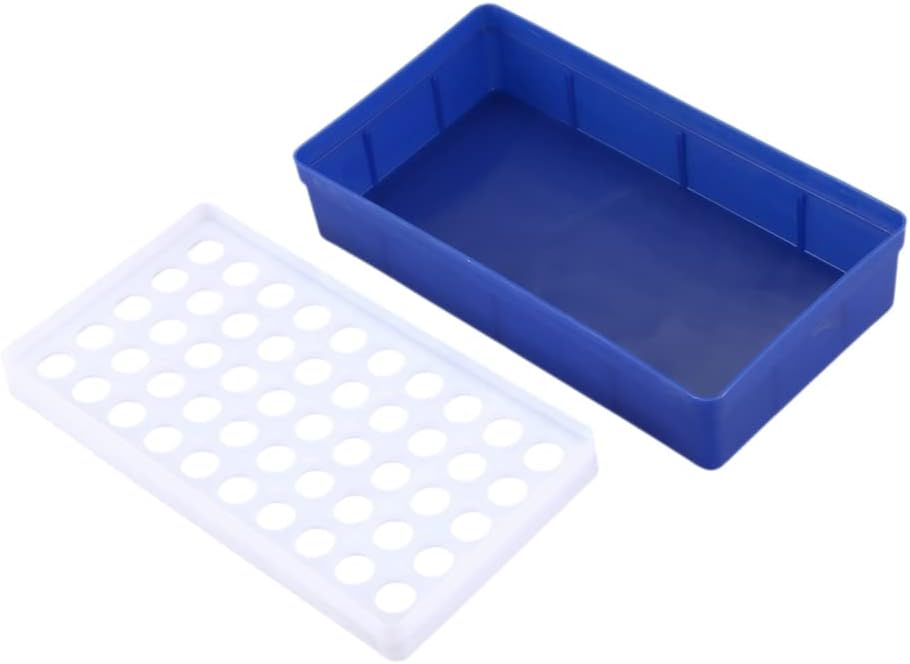 10X Laboratory Lab Plastic 50 Sockets 1.5Ml Centrifuge Tube Stand Holder Box