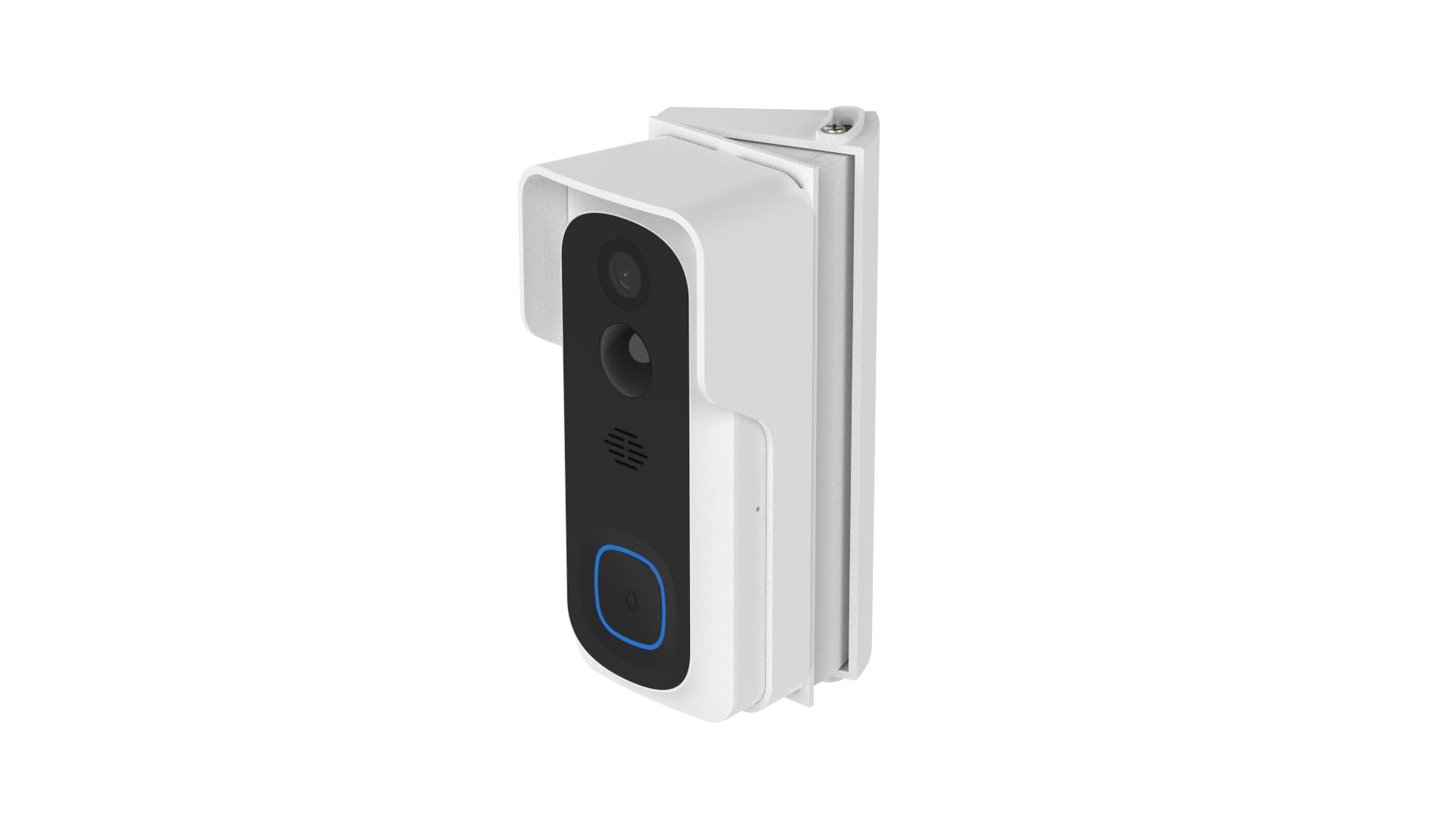 Beafon, Smart Home, Visitor 2V, Outdoor Videotürklingel mit Glocke und Winkel, Türklingel kabellos, Kamera Full HD 3 MP, 2,4G WiFi, Schutzklasse IP 54, autom. Alarmauslöser, Echtzeitvideos,