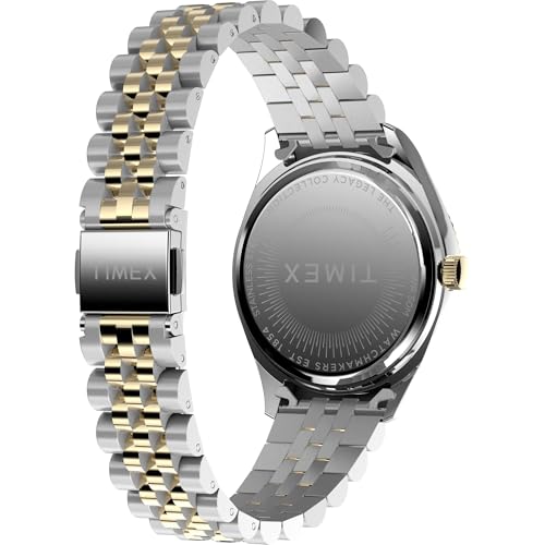 Timex Women's Legacy 36mm Watch - Two-Tone Bracelet Black Dial Gold-Tone Case, Two-Tone by Timex - Image 5