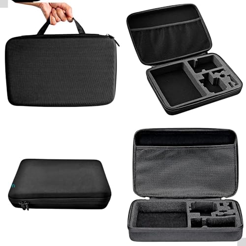Kit Completo Para Câmera Ação Gopro 12 Hero Black Com Dome e Gatilho Caixa Estanque Kit Com 67 Peças