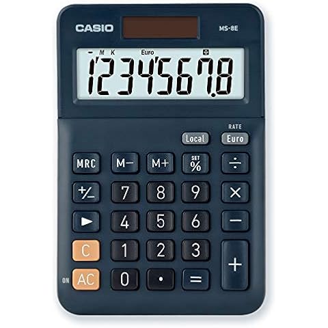 CASIO Tischrechner MS-8E, 8-stellig Cover