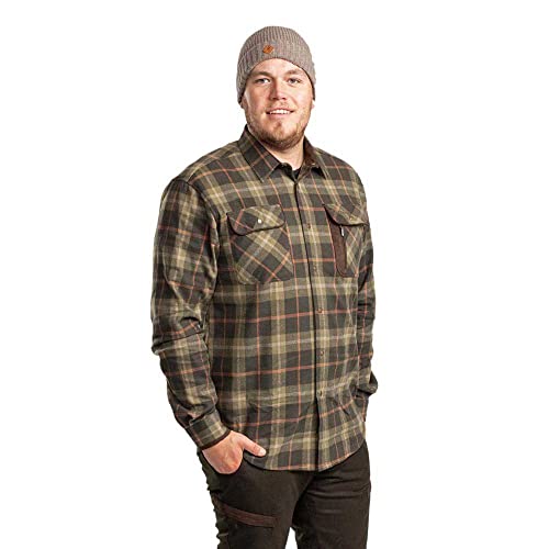 Pinewood Herren Cornwall Hemd Oliv XL
