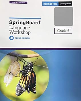 Paperback Springboard Language Workshop Grade 6 - Texas Teacher Edition Book