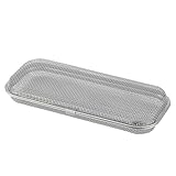 霜山 食洗機カゴ 小物洗い 耐熱 サビに強い ステンレス カトラリー フォーク スプーン 箸 お弁当用品 キッチン 収納 便利 食洗機 小物入れ カゴ バスケット 水切りネット 水切りかご（浅いタイプ）