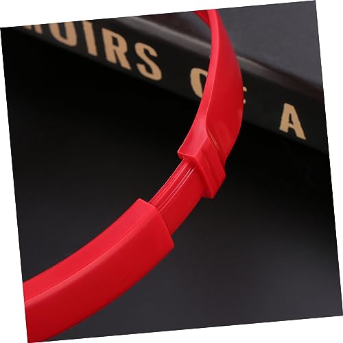 Écouteurs avec microphone Uonlytech légers et pliables pour smartphone et PC (3 pièces, rouge) - 6