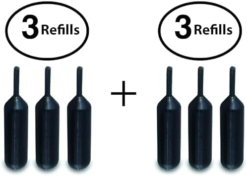 Vantamo Set of Two- 3-Pack Refills for Confidential Identity Theft Protection Roller Stamp Wide … (2 Refill Sets)