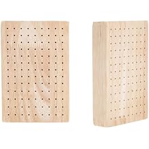 EXCEART 2PCS Clay Figure Base Wood Stand | Pottery Sculpting Tools and Drying Rack | Wedging Board Pottery for Polymer Clay Tools