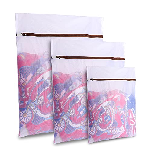 Gogooda Set Of 7 Mesh Laundry Bags,3 Small/Medium/Large Fine Mesh Laundry Bags And 4 Bra Wash Bags #TOP5