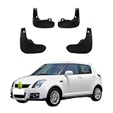 4PCS Car Mud Flaps Splash Guards Mudguards Car Mud Flaps Compatible with Suzuki Swift 2011 2012 2013 2014 2015 2016
