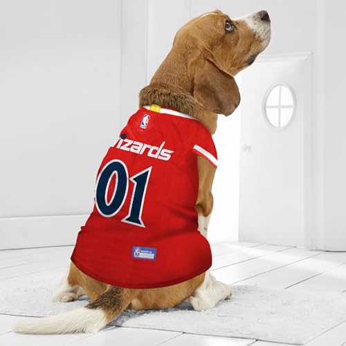 image for Pets First NBA WASHINGTON WIZARDS DOG Jersey, Medium - Tank Top Basket