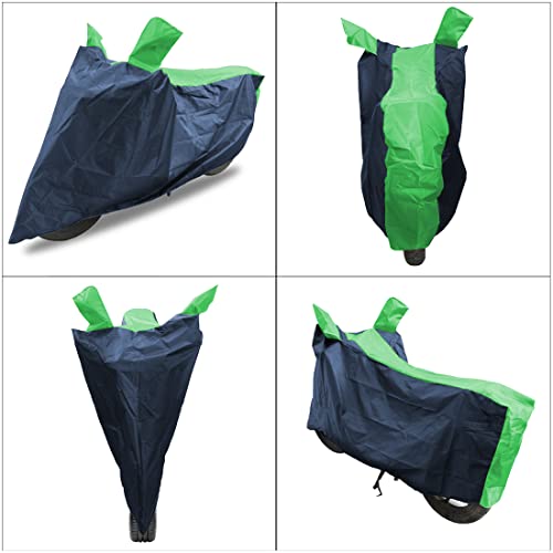 Image of Hunter 350 Two Wheeler Bike Cover Accessories - Dustproof - UV Protection - Premium Bike Cover Blue Green
