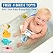 Baby Bath Seat for Babies 6 Months & Up Sitting Up | Non-Slip Bath Seat with Safety Suction Cups & Temperature Alert, Baby Bath Seat for Tub, Shower & Bathtub (Blue)