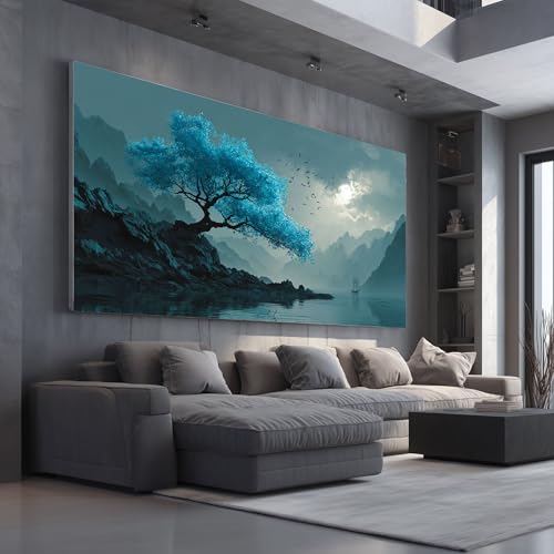 Tableau espace fantastique pour un salon zen et une chambre adulte moderne